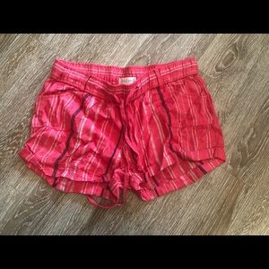 Red Altar’d State Striped Shorts